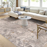 Hinda Textured Rug with Fringes