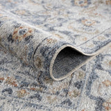Hiti Cream&Blue Washable Rug - Clearance