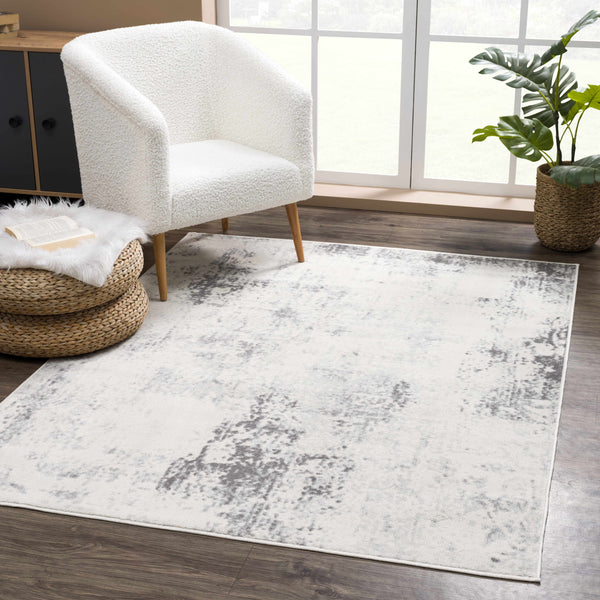 Abstract Gray & Ivory TGS 2321 Rug - Limited Edition