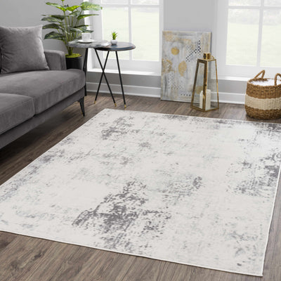 Abstract Gray & Ivory TGS 2321 Rug - Limited Edition