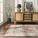 Brend Rust Medallion Area Rug - Clearance