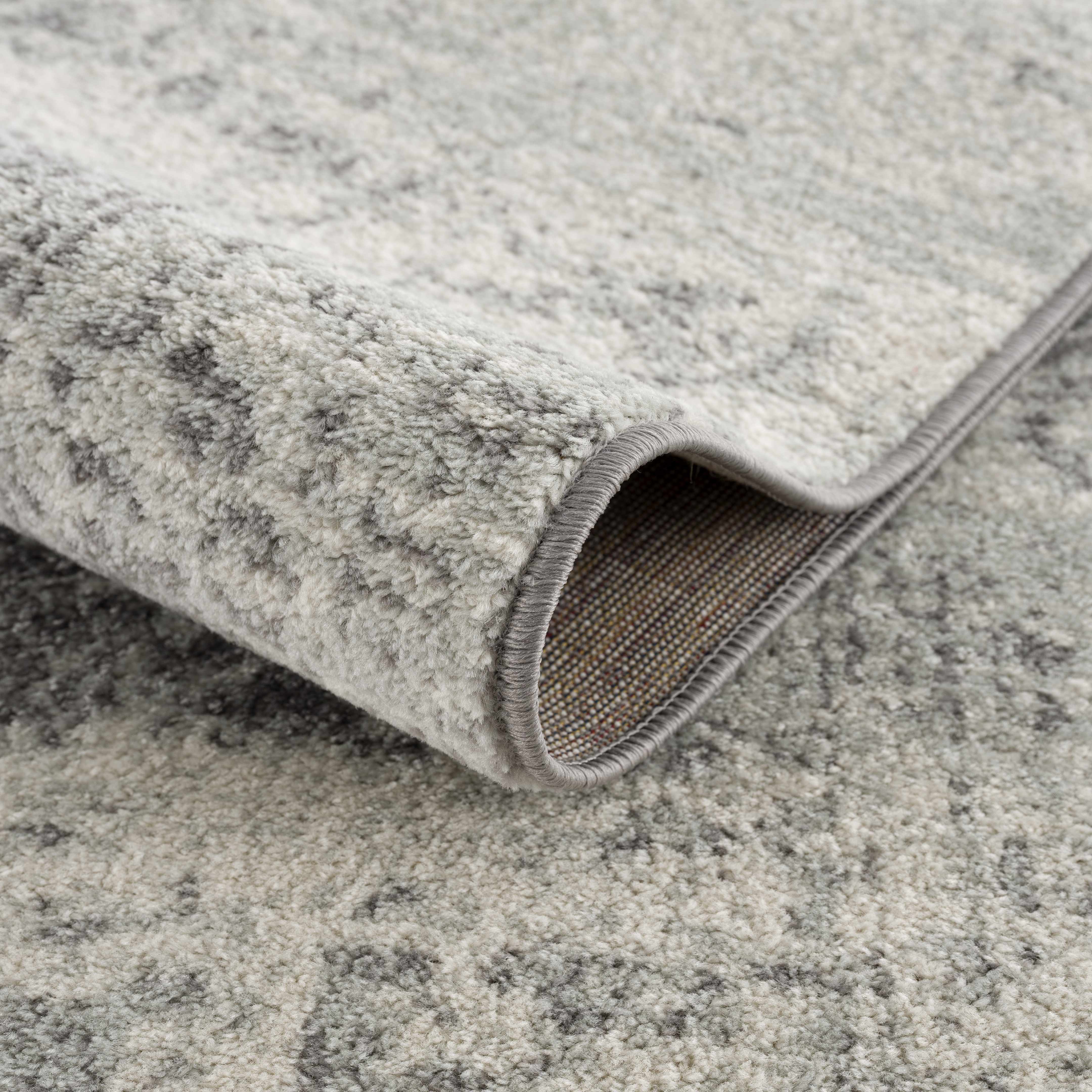 Rachel Area Rug - Beige/Gray Distressed Traditional Rug and Runner