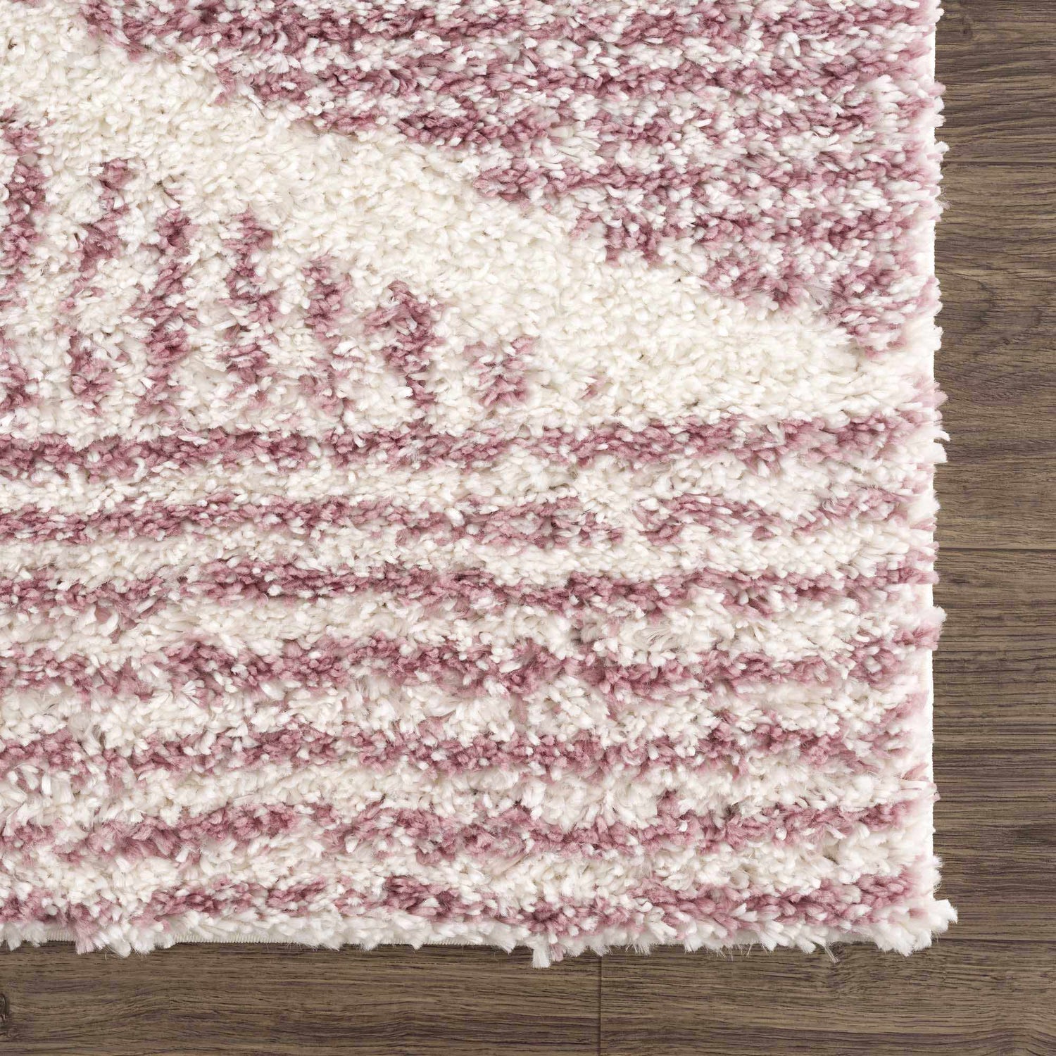 Trunding Plush Area Rug in Pink - Promo