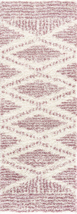 Trunding Plush Area Rug in Pink - Promo