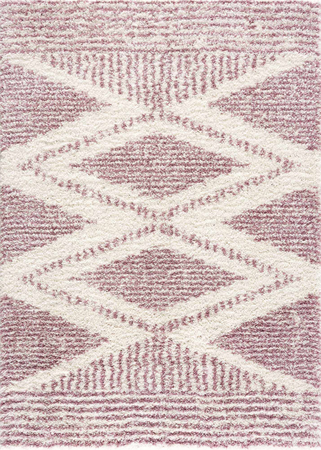 Trunding Plush Area Rug in Pink - Promo