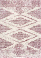 Trunding Plush Area Rug in Pink - Promo