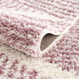 Trunding Plush Area Rug in Pink - Promo