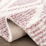 Trunding Plush Area Rug in Pink - Promo
