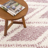 Trunding Plush Area Rug in Pink - Promo