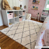 Deza Beige Washable Area Rug - Clearance