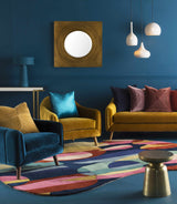 Seffner Mauve Square Throw Pillow