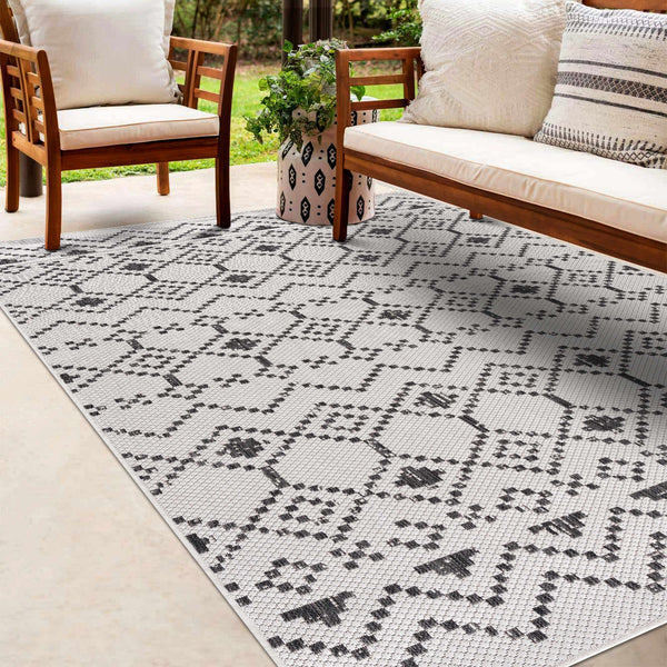 Haynesville Pixel Mosaic Outdoor Carpet - Clearance