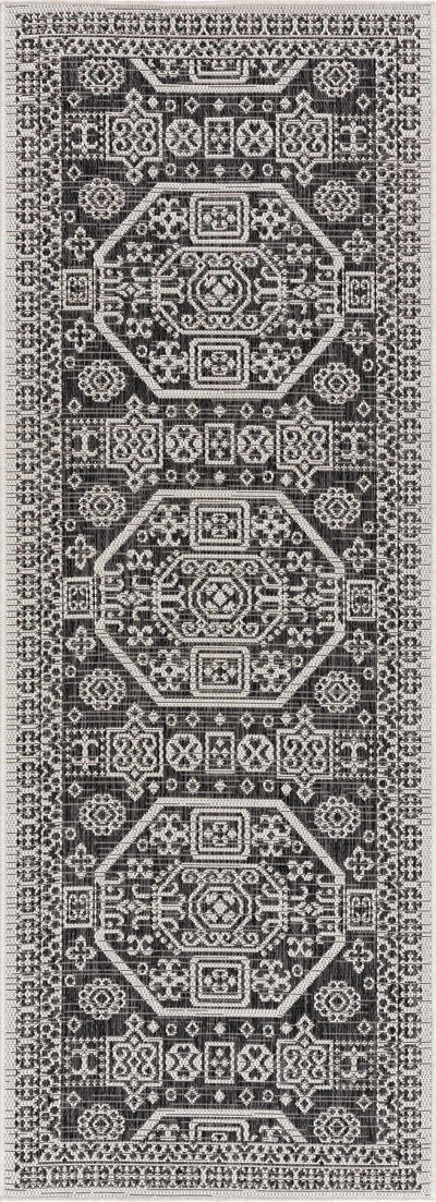 Kingscliff Black&White Outdoor Rug - Clearance