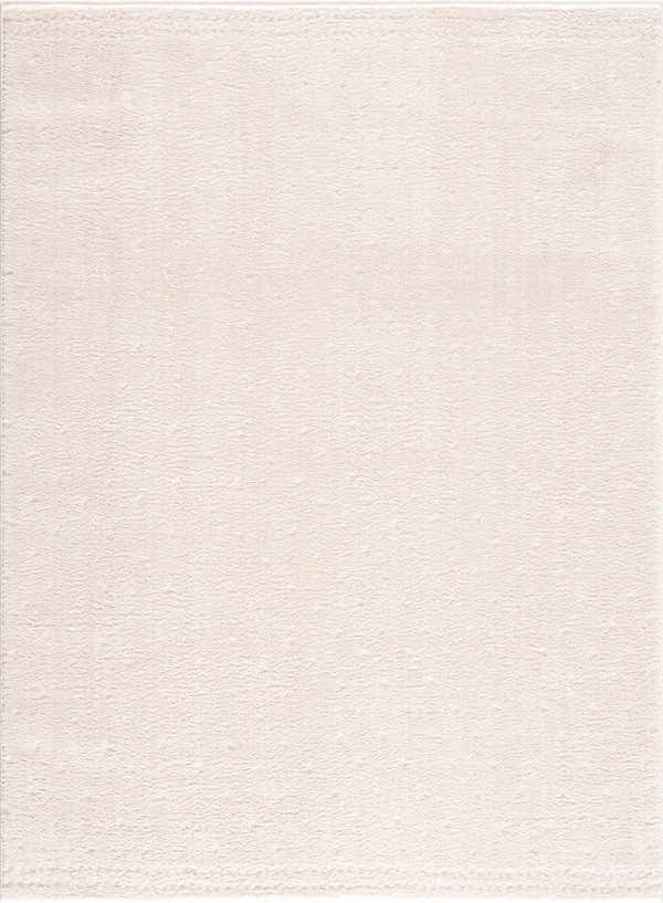 Close-up of the Julie Ivory Area Rug showing its subtle texture and soft beige color. Design-Rectangle-537