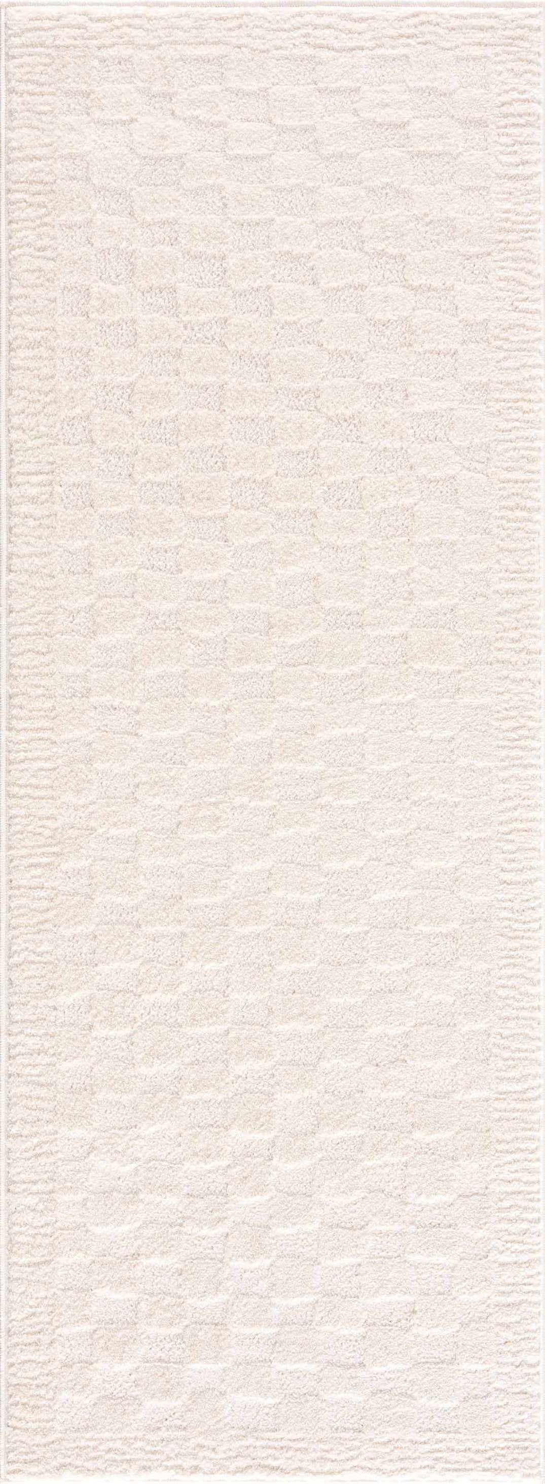 Ivory Checkered Rug Leryn Ivory Checkered Area Rug – Boutique Rugs