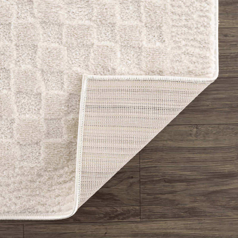Ivory Checkered Rug Leryn Ivory Checkered Area Rug – Boutique Rugs