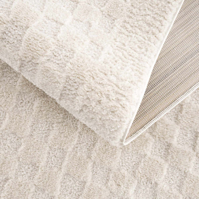 Leryn Ivory Checkered Area Rug – Boutique Rugs