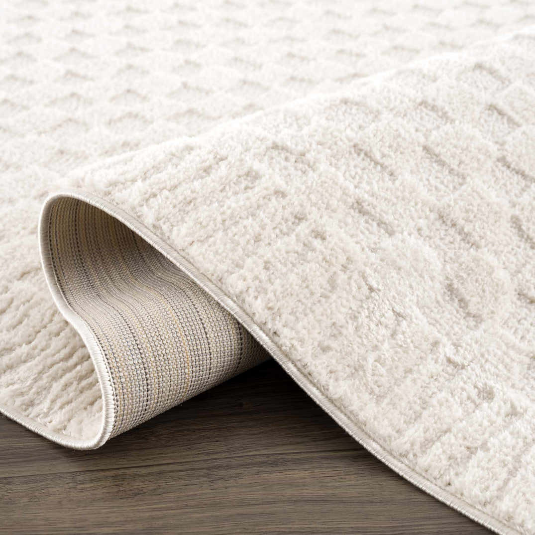 Leryn Ivory Checkered Area Rug – Boutique Rugs