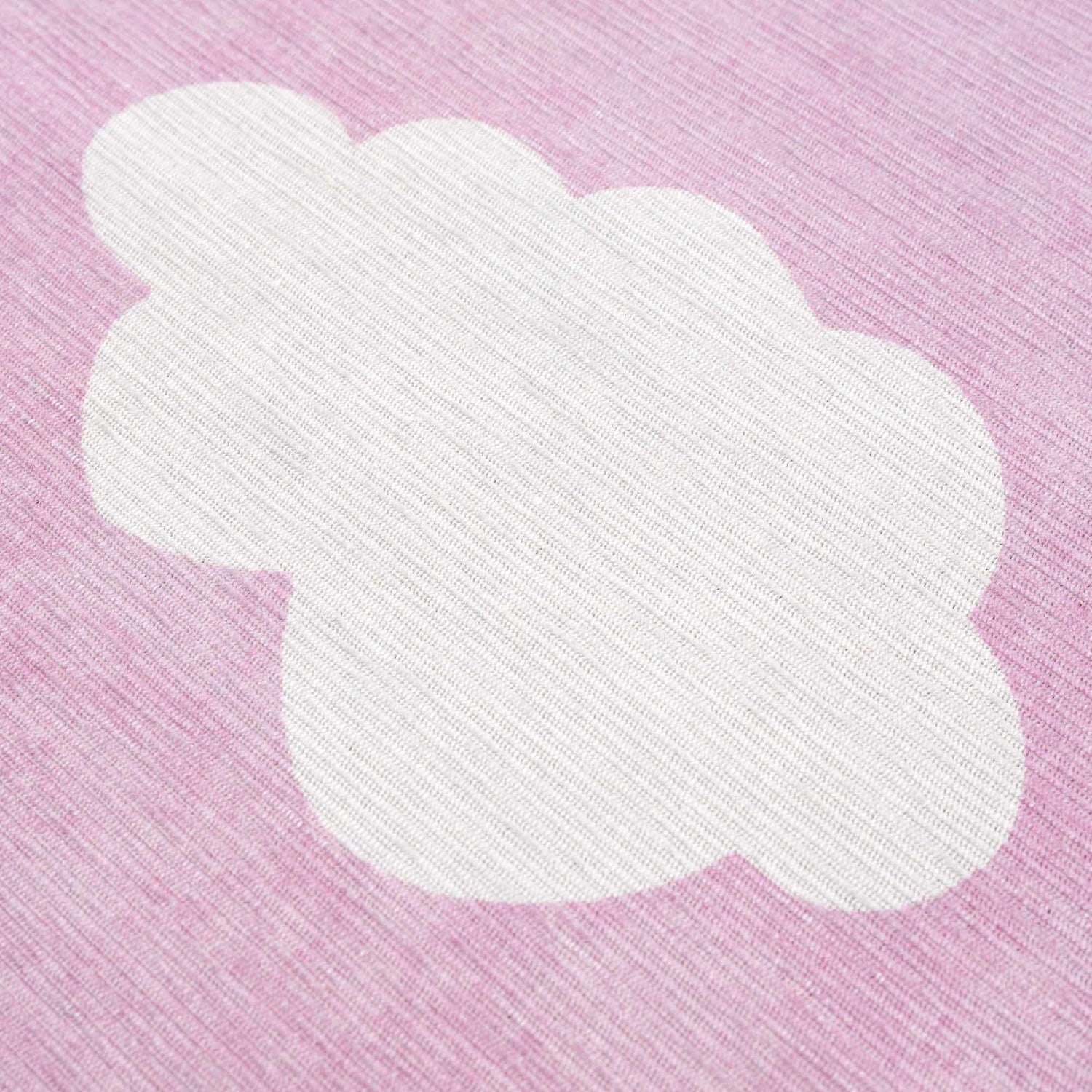 Nizar Pink Cloud Washable Kids Rug - Clearance