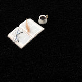 Faina Solid Black Shag Washable Area Rug - Clearance