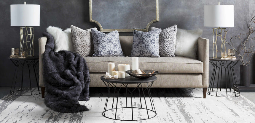 Mikana Beige Tibetan Rug