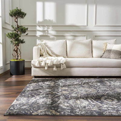 Georgiana Black Area Rug