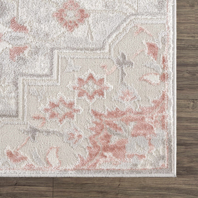 Calum Pink Floral Thick Area Rug - Limited Edition