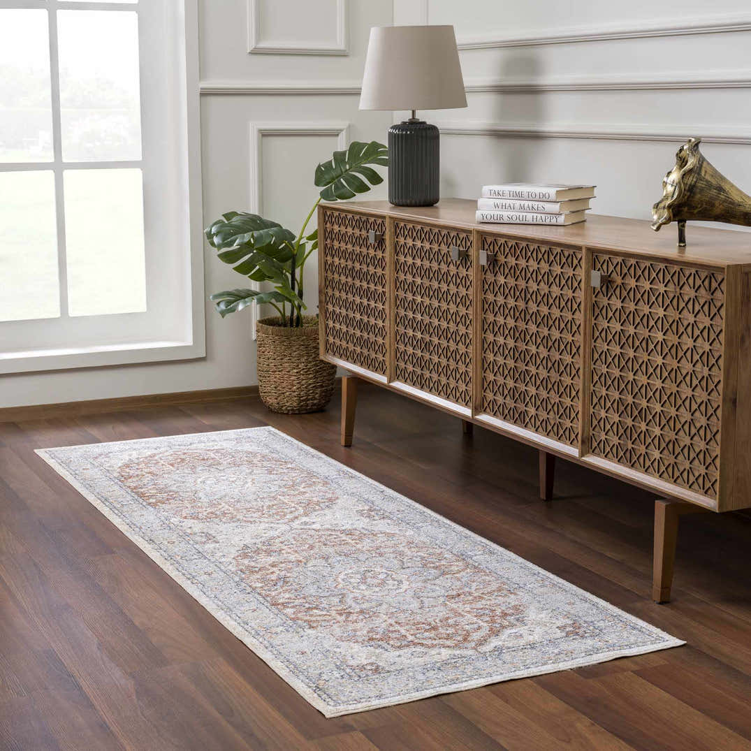 Cream Emke Area Rug
