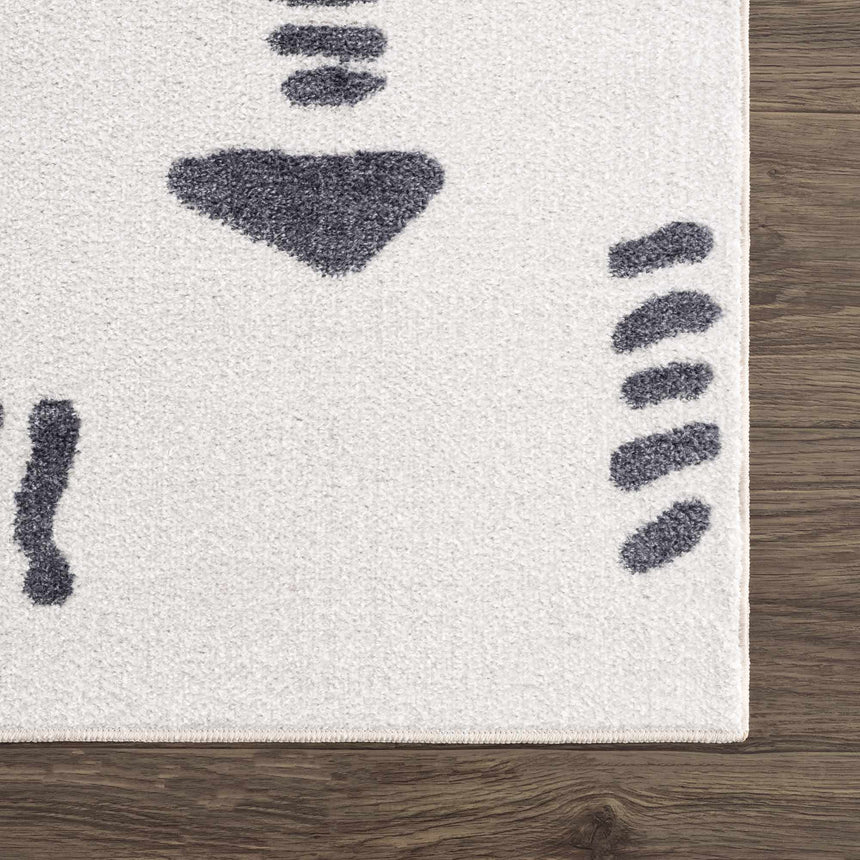 Eitan Gray Washable Area Rug - Clearance