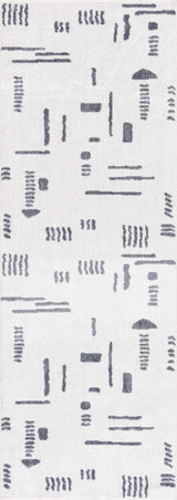 Eitan Gray Washable Area Rug - Clearance