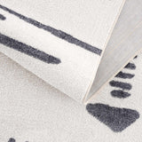 Eitan Gray Washable Area Rug - Clearance