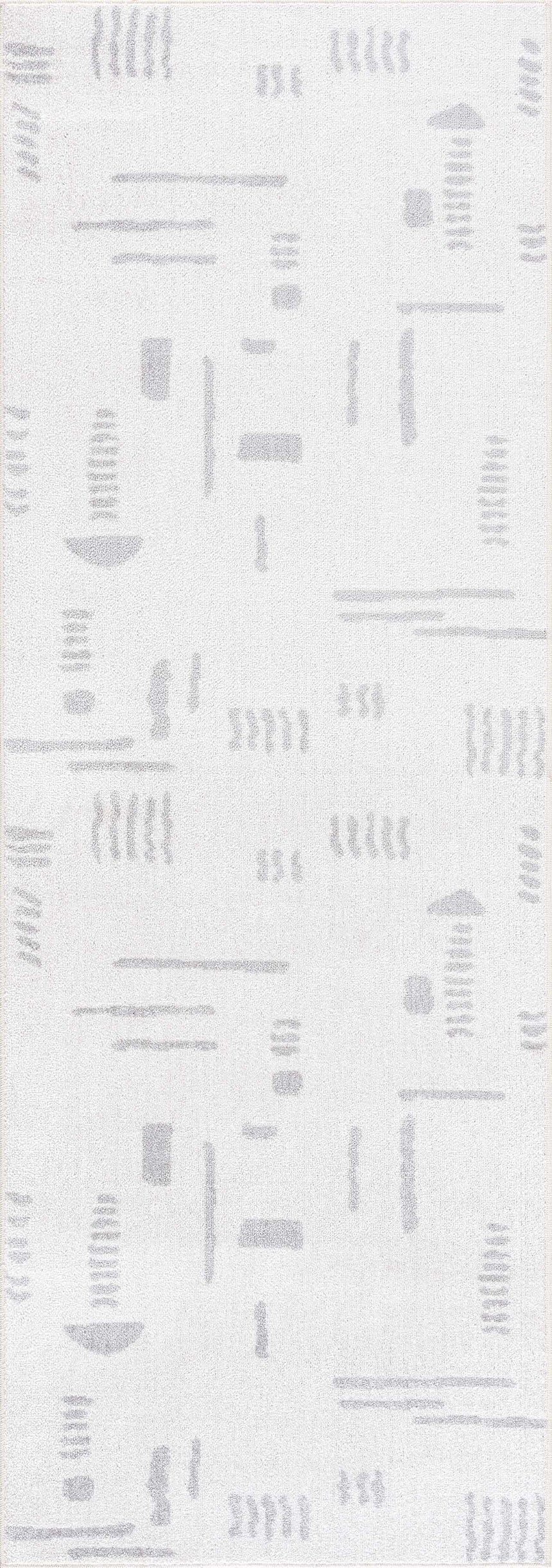 Eitan Modern Washable Off-White Rug - Clearance