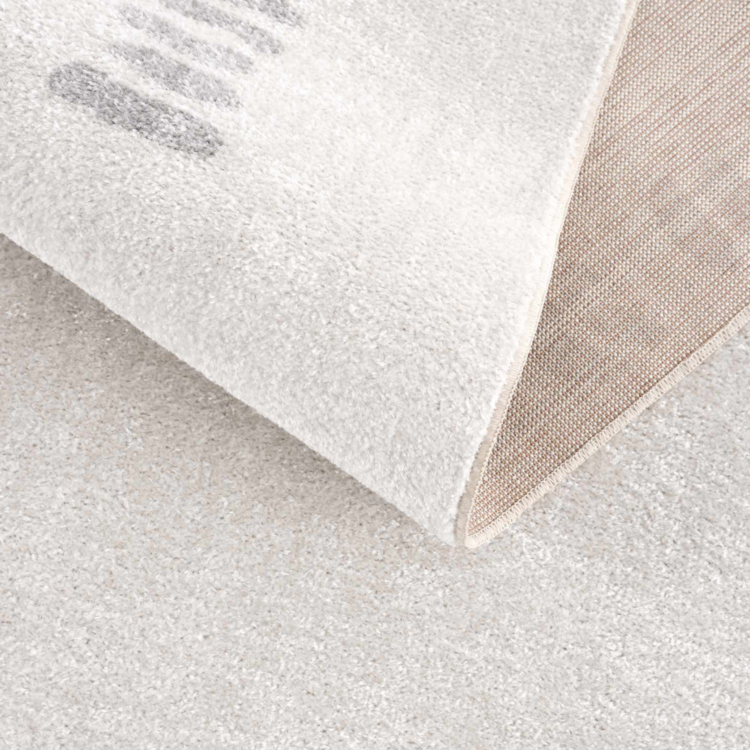 Eitan Modern Washable Off-White Rug - Clearance