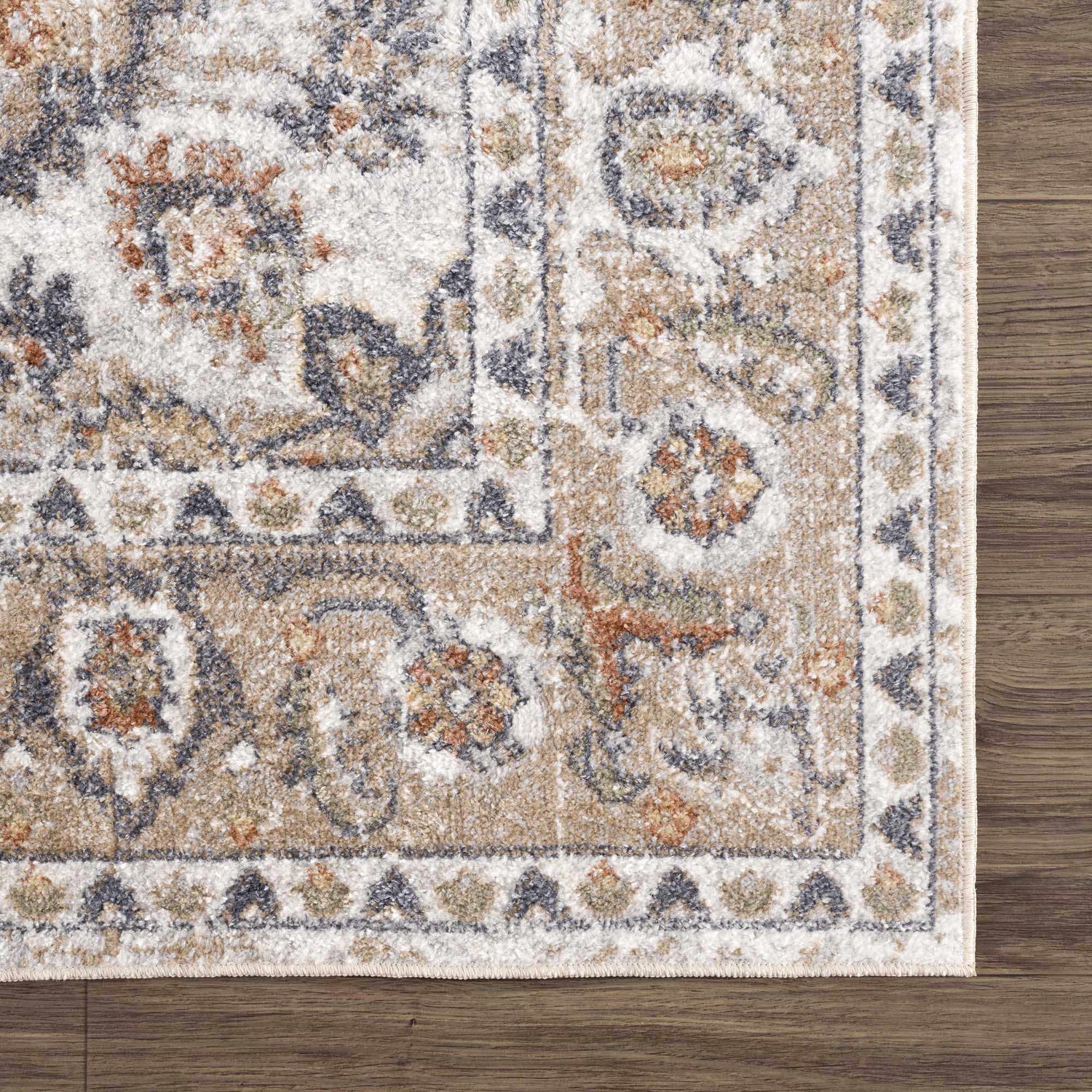 Hiti Beige Flat Pile Washable Rug