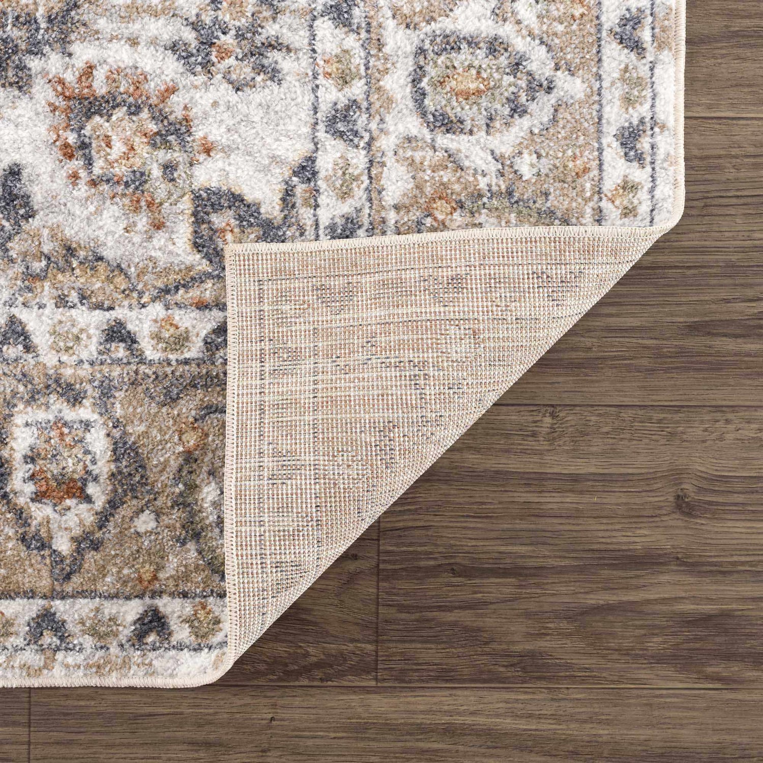 Hiti Beige Flat Pile Washable Rug