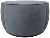 Kishanpur Gray Ottoman - Clearance