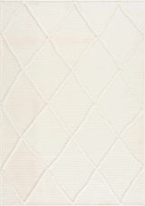 Amani White Washable Rug - Clearance