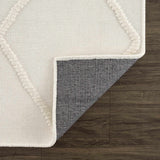 Amani White Washable Rug - Clearance