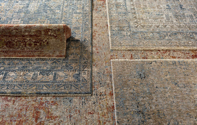 Mirabel Denim Blue Traditional Rug