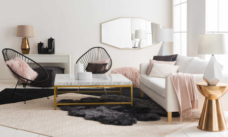 Wataga White Throw Pillow - Clearance