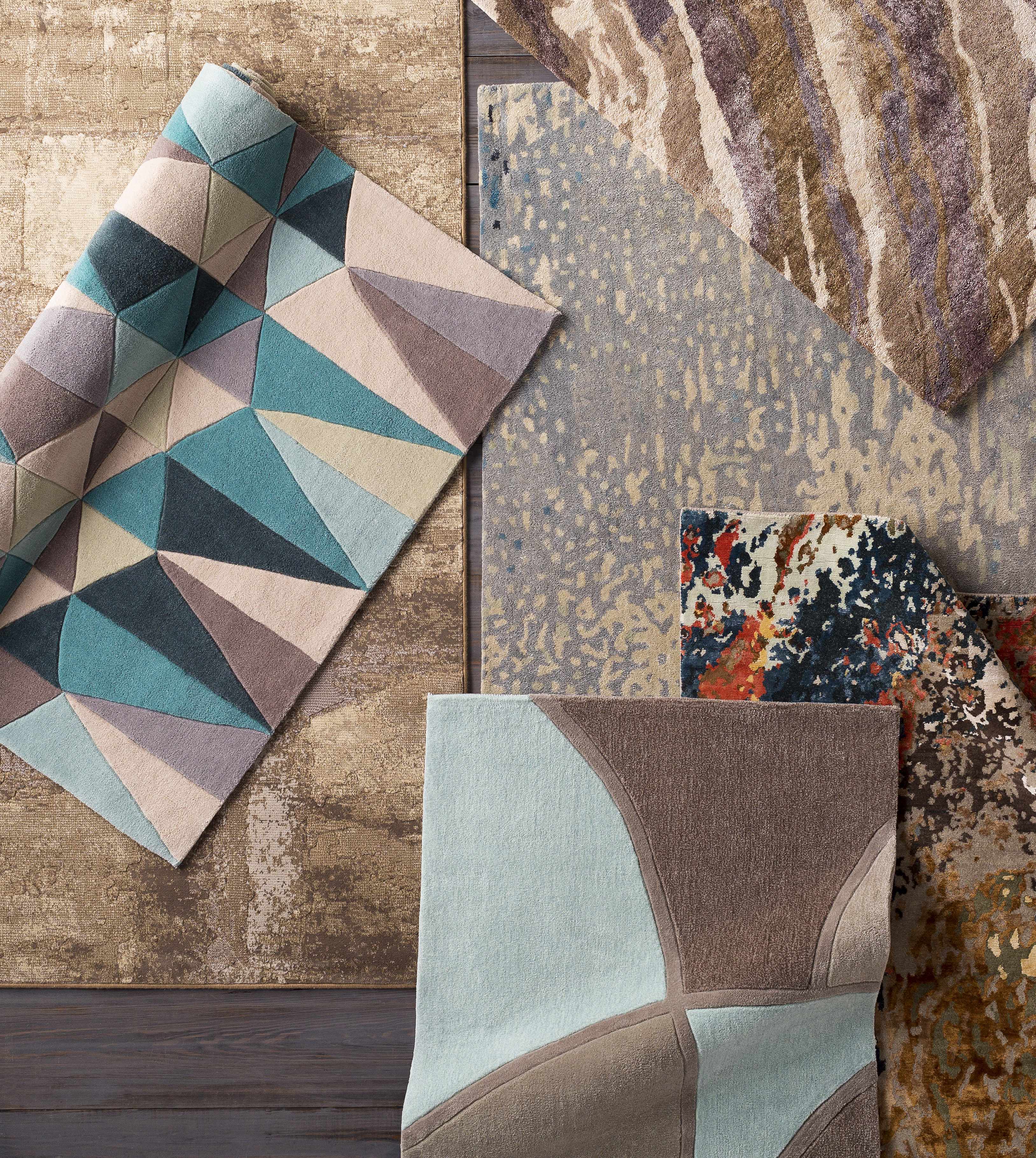 Reverse side of Gifford Area Rug - Clearance, focusing on underside structure and material.Contemporary Area Rug Backing Canvas 