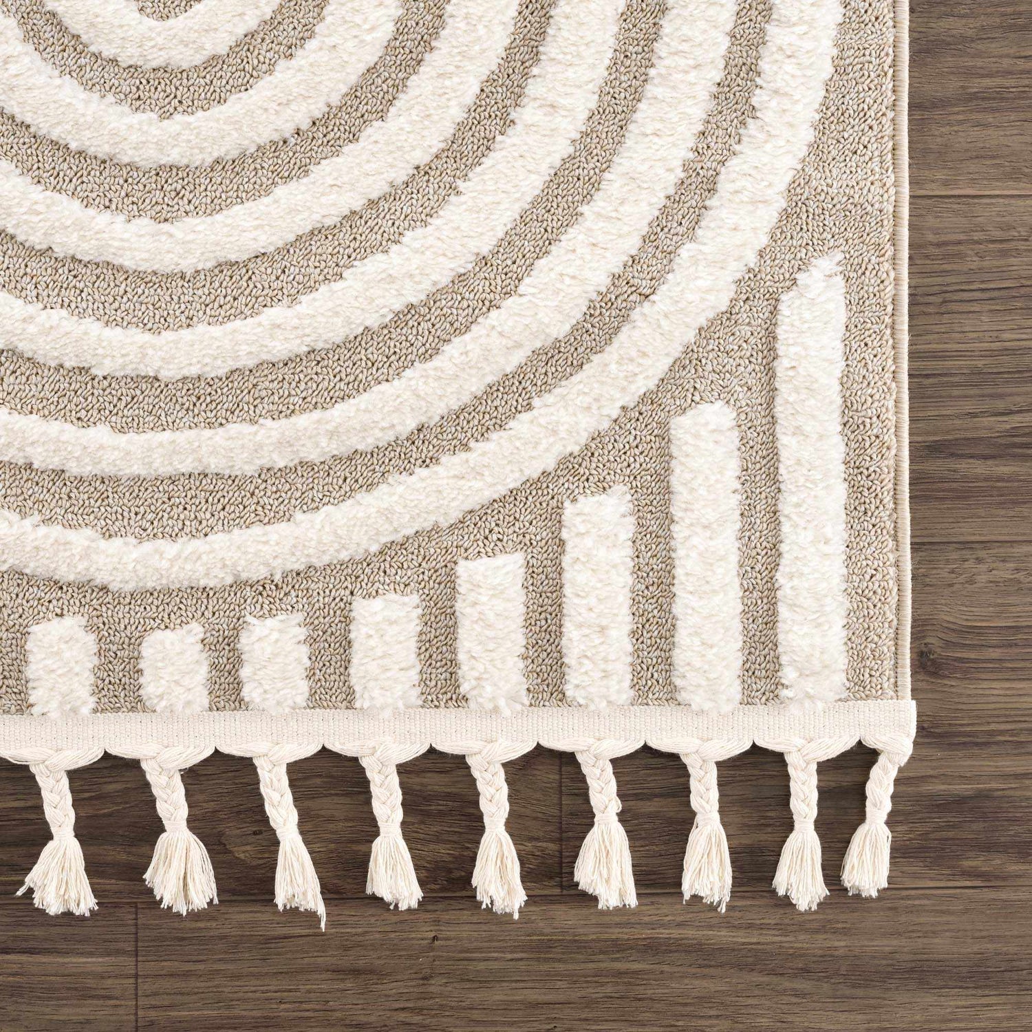 Moise Textured Rainbow Rug