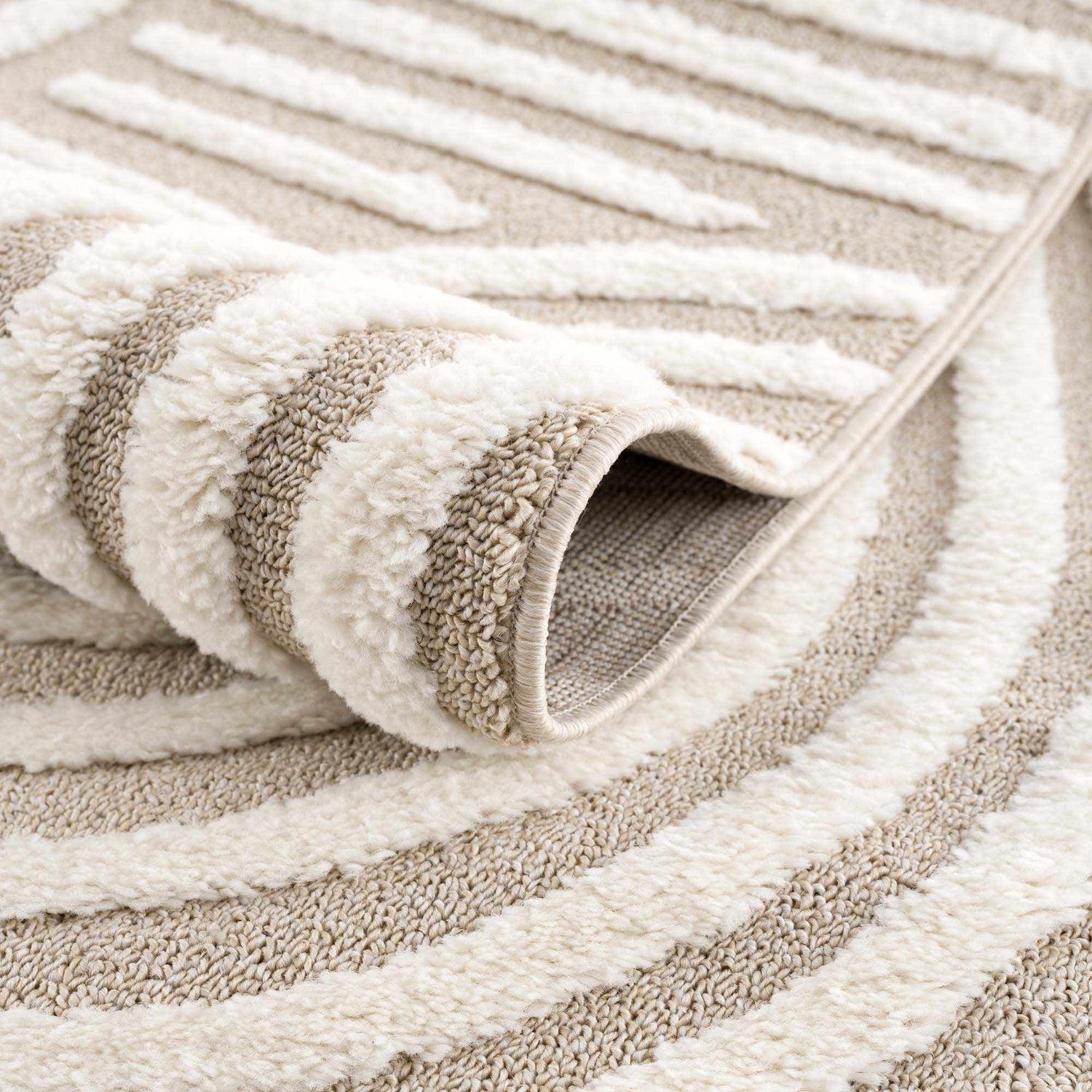 Colourful Ribbed Rug Texture Moise Textured Rainbow Rug – Boutique Rugs
