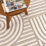 Moise Textured Rainbow Rug