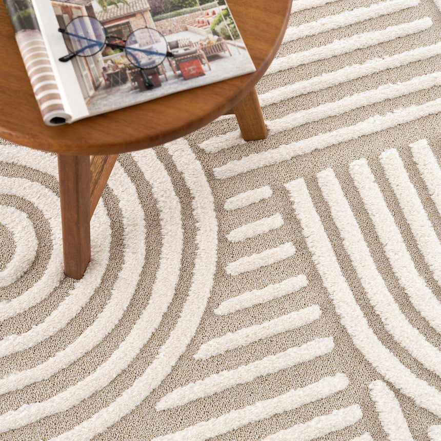 Moise Textured Rainbow Rug