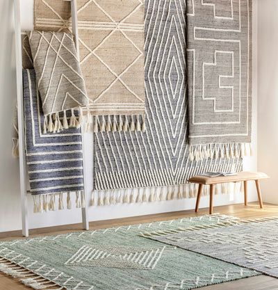 Gulnur Natural Jute&Wool Trellis Rug