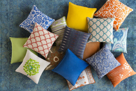 Alyangula Green Tribal Geometric Accent Pillow - Clearance