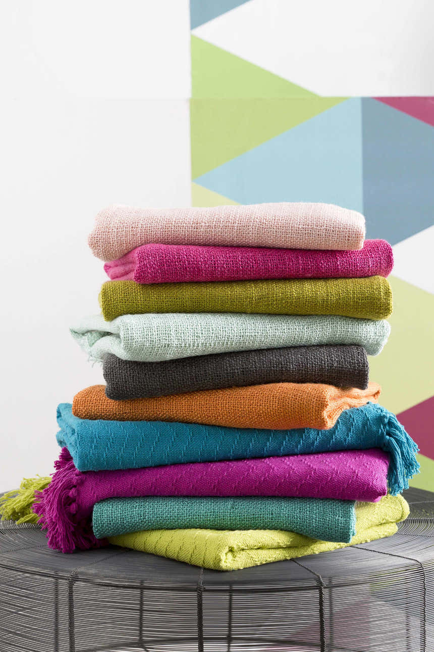 Chiconcuac Magenta Throw Blanket