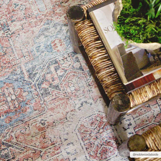 Rosman Distressed Washable Area Rug – Boutique Rugs