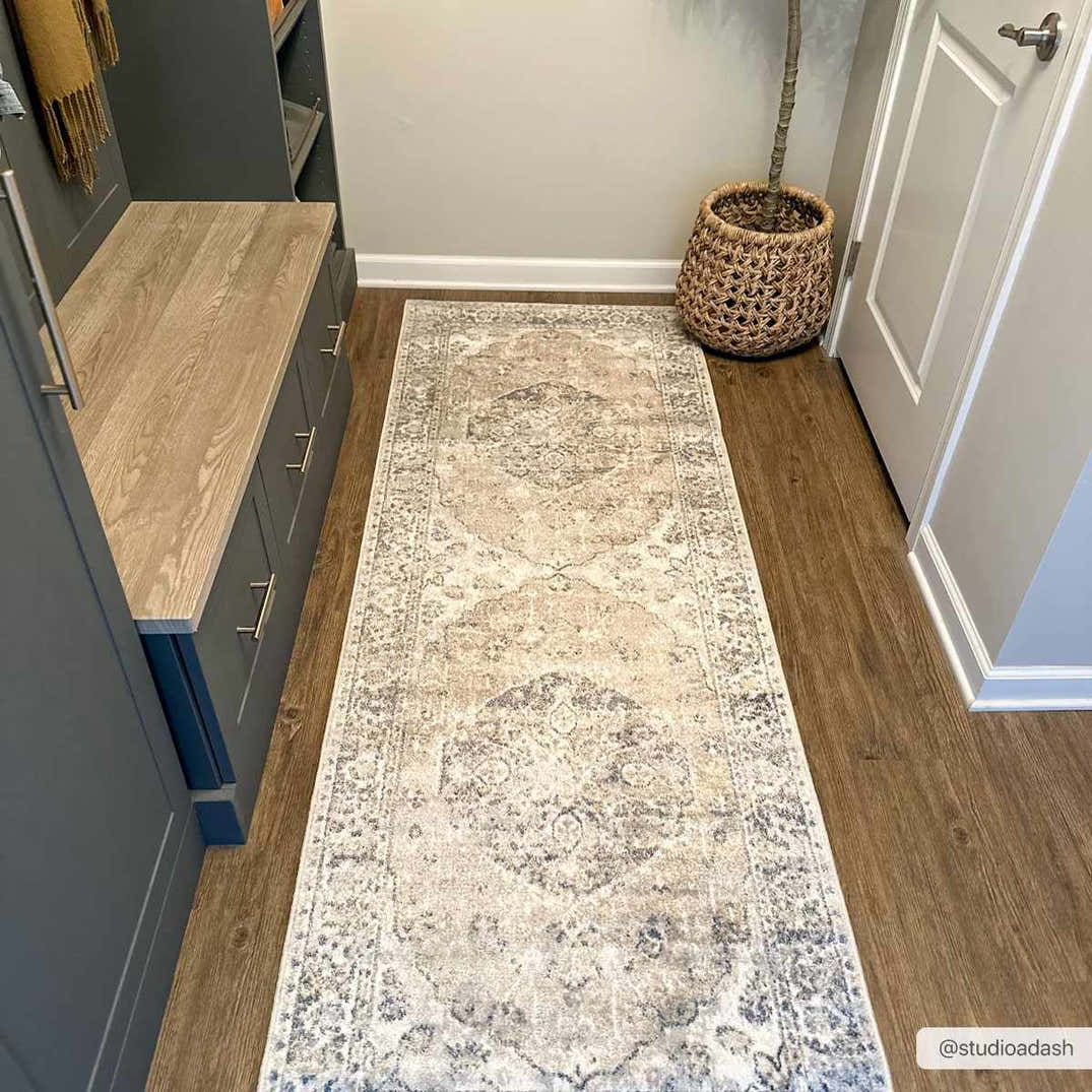 Rudo Beige Flat Pile Washable Rug – Boutique Rugs